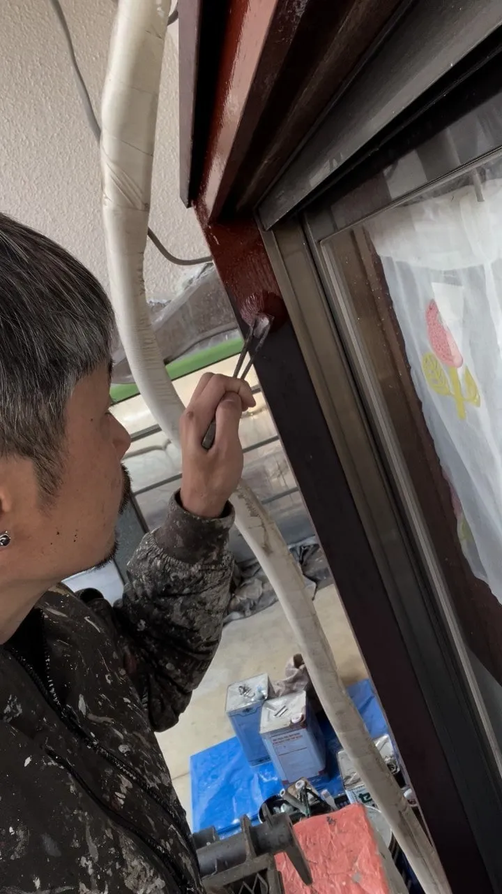 【川島町|一軒家】外壁塗装・屋根塗装のご依頼。5分艶パープルで落ち着いた雰囲気に!