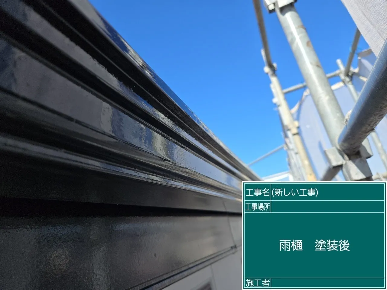 雨樋 塗装後