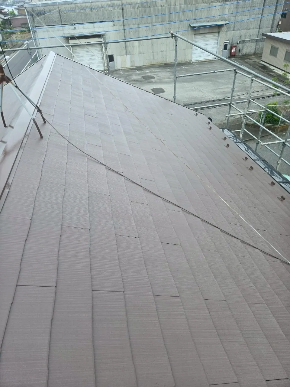 屋根塗装施工後